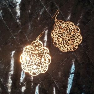 Big Bold Gold Earings from Dubai